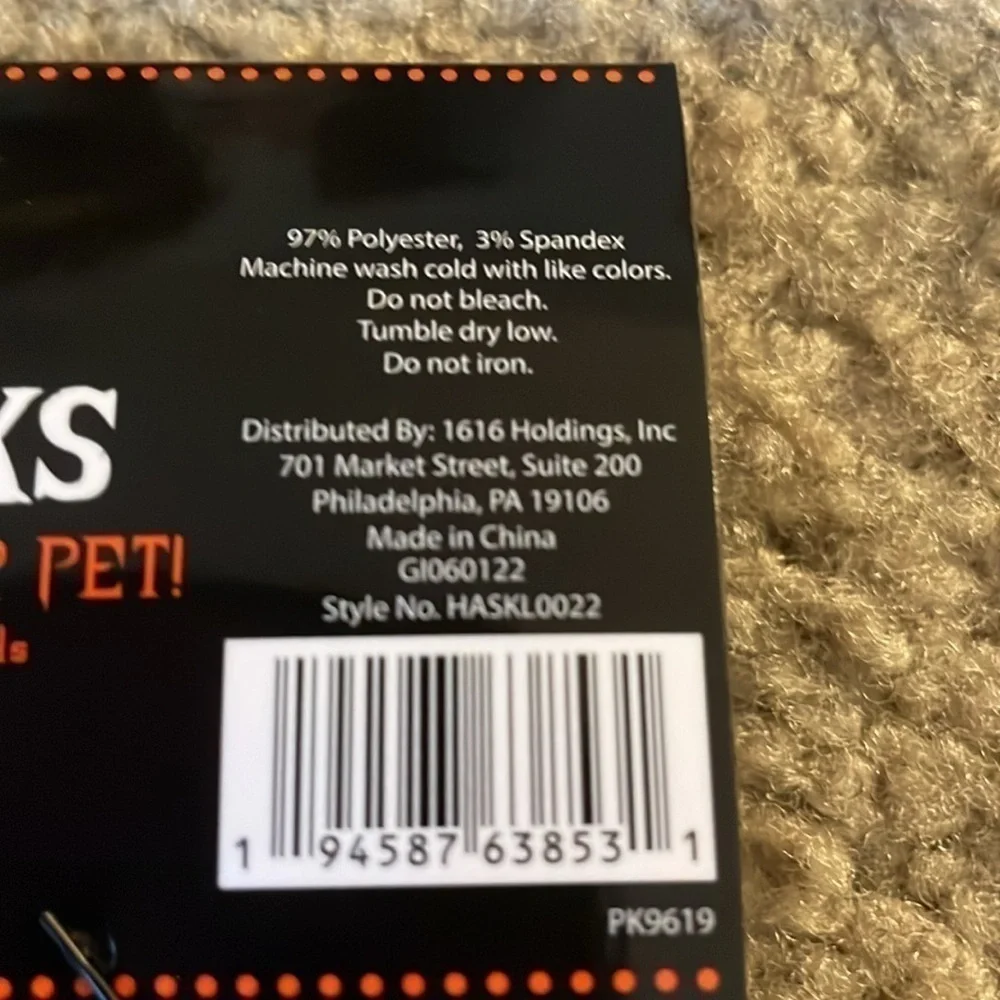 Halloween Pet & Owner Matching Socks